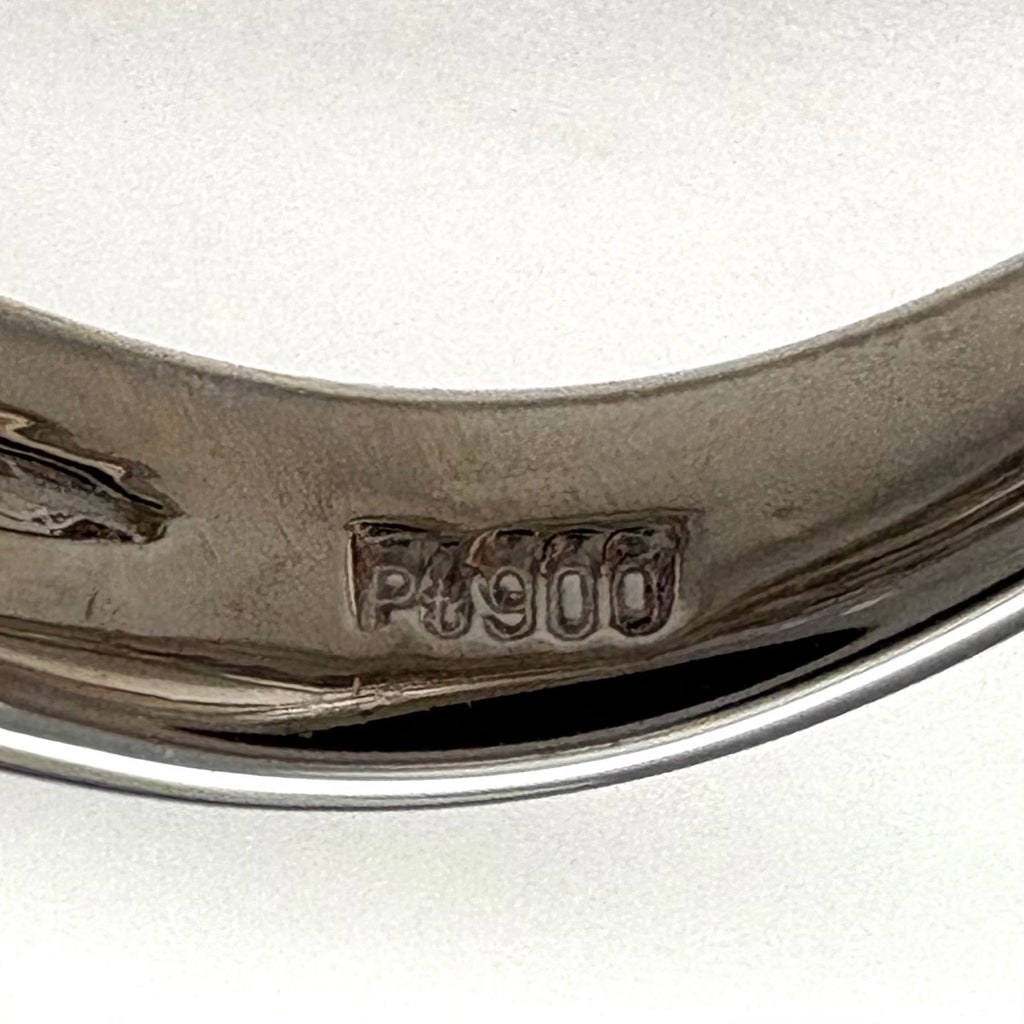 タンザナイト デザインリング プラチナ 指輪 メレダイヤ リング 11号 Pt900 タンザナイト ダイヤモンド レディース 【中古】nbjwl