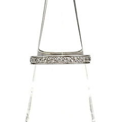 メレダイヤ デザインリング WG ホワイトゴールド 指輪 リング 10.5号 K18 WG ダイヤモンド レディース ノンブランドジュエリー 【中古】nbjwl