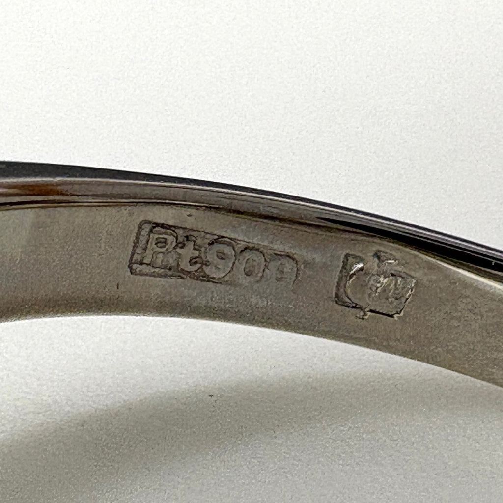 ダイヤモンド デザインリング プラチナ 指輪 メレダイヤ リング 7号 Pt900 ダイヤモンド レディース 【中古】nbjwl