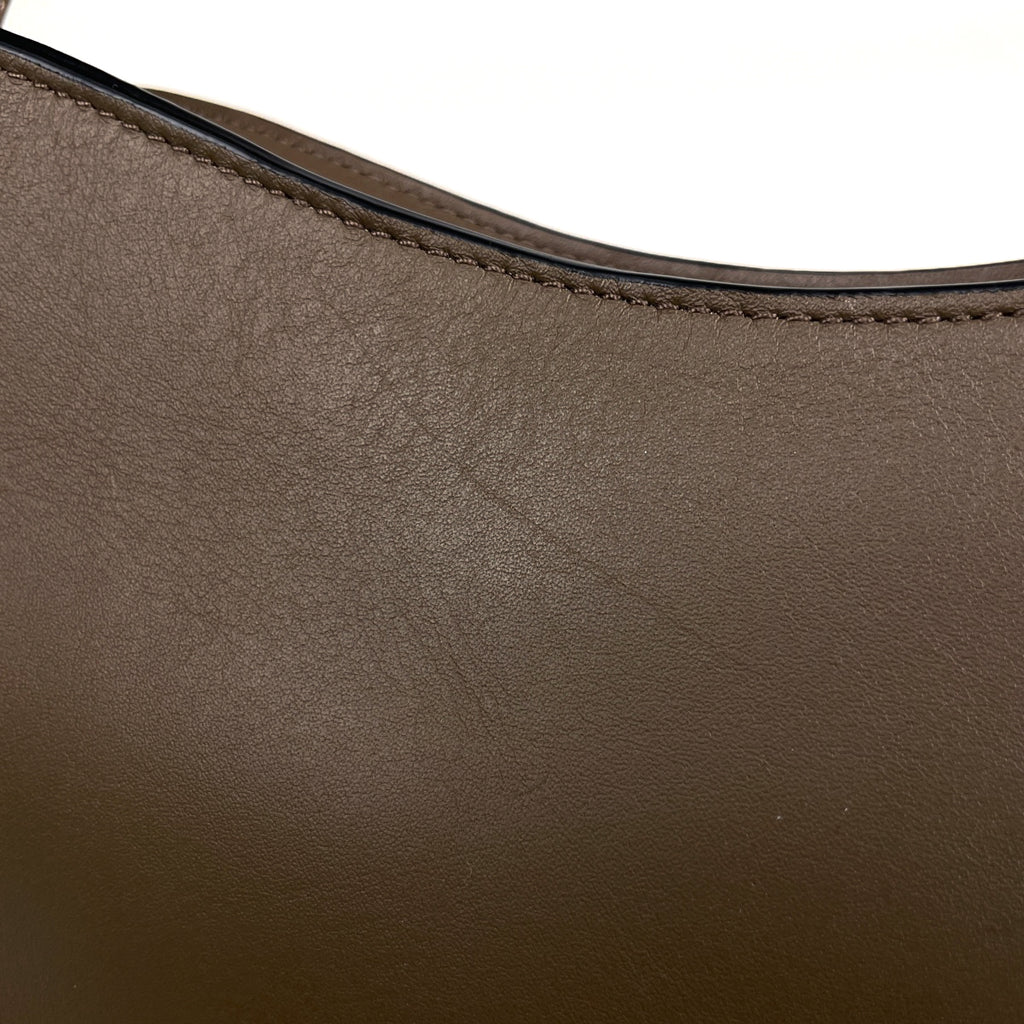 コーチ ロゴ ハンドバッグ ウェスタン リベット 2WAY ショルダーバッグ ハンドバッグ レザー ブラウン 57119 レディース 【中古】brbag