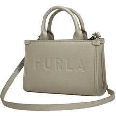 フルラ ロゴ ハンドバッグ 2WAY ショルダーバッグ マイクロバッグ ハンドバッグ レザー オフホワイト レディース 【中古】brbag