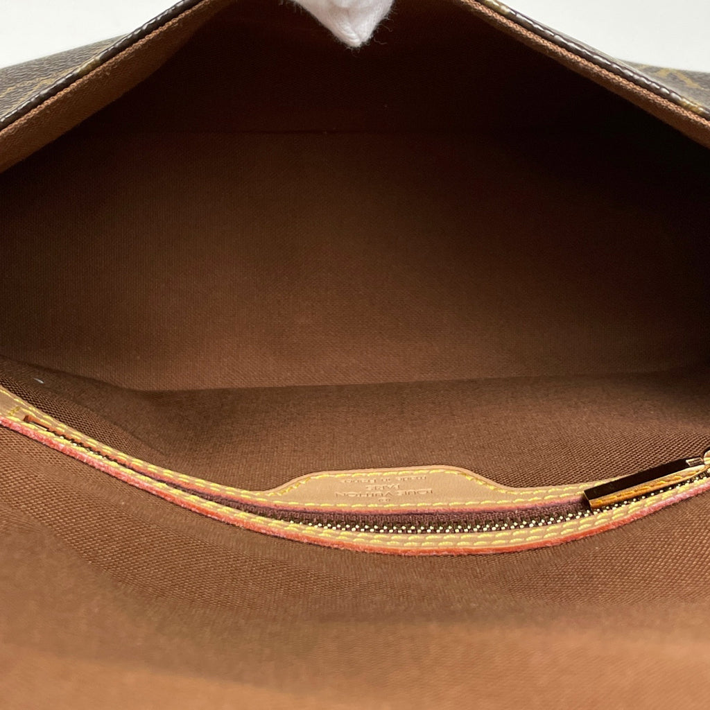 ルイ・ヴィトン ミニ ルーピング 肩掛け ワンショルダー ハンドバッグ ショルダーバッグ モノグラム ブラウン M51147 レディース 【中古】brbag