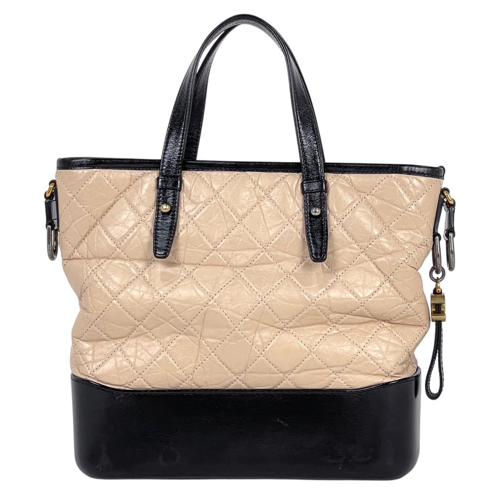 シャネル ココマーク ガブリエルドゥ トートバッグ マトラッセ ハンドバッグ トートバッグ レザー ベージュ レディース 【中古】brbag
