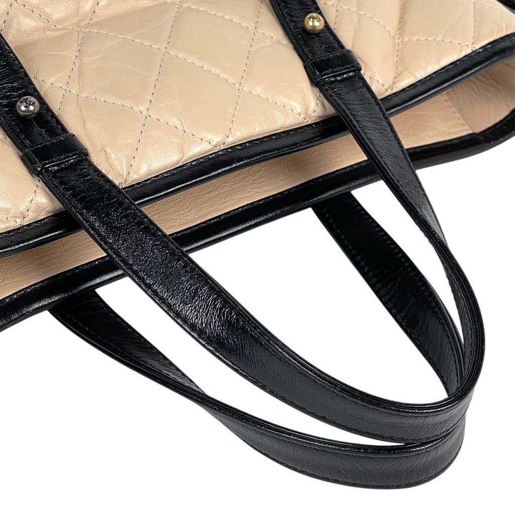 シャネル ココマーク ガブリエルドゥ トートバッグ マトラッセ ハンドバッグ トートバッグ レザー ベージュ レディース 【中古】brbag