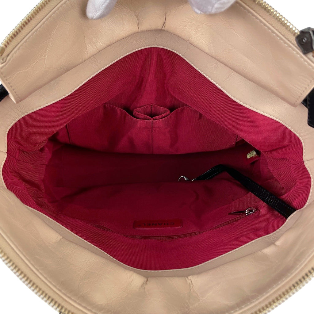 シャネル ココマーク ガブリエルドゥ トートバッグ マトラッセ ハンドバッグ トートバッグ レザー ベージュ レディース 【中古】brbag