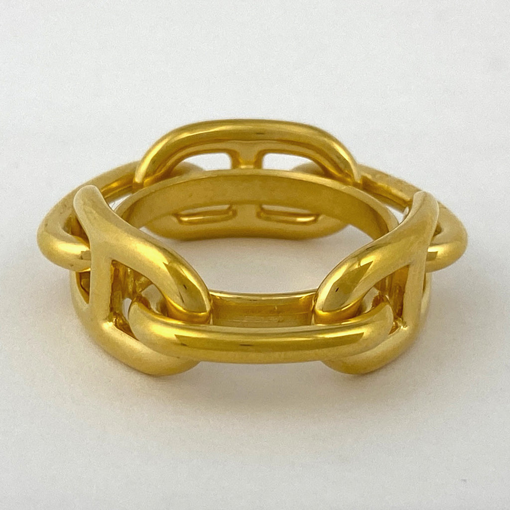 エルメス ルガテ シェーヌダンクル スカーフ留め スカーフホルダー スカーフリング GP ゴールド レディース 【中古】brbag