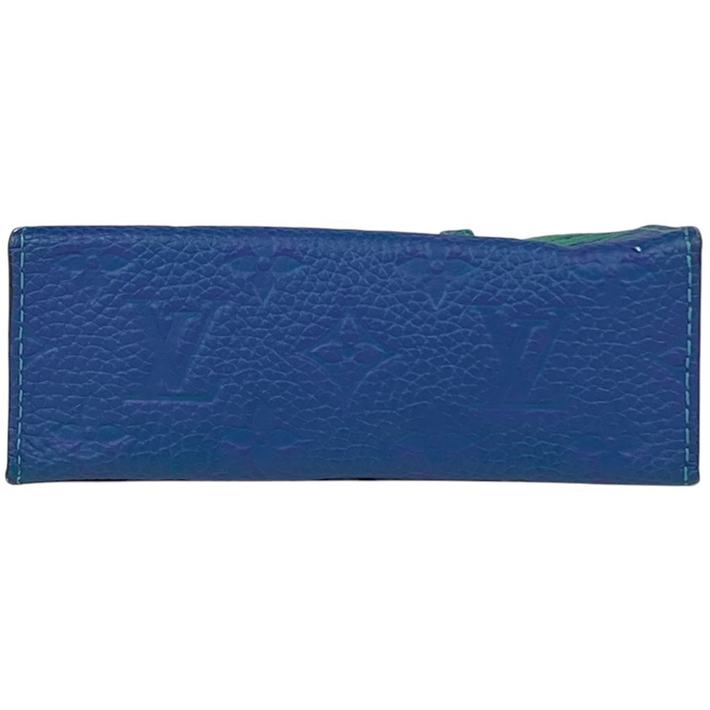 ルイ・ヴィトン プティット サックプラ 2WAY ショルダーバッグ ハンドバッグ モノグラムアンプラント グリーン ブルー M81221 レディース 【中古】brbag