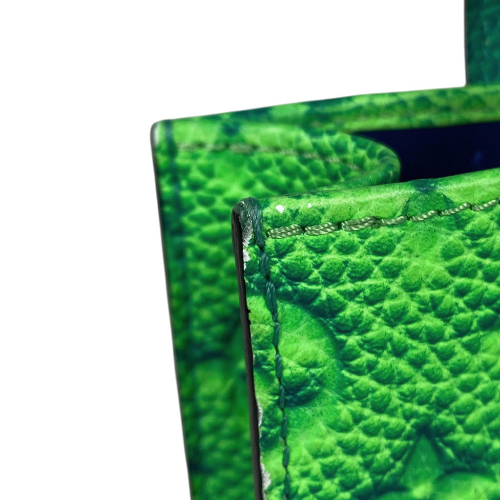 ルイ・ヴィトン プティット サックプラ 2WAY ショルダーバッグ ハンドバッグ モノグラムアンプラント グリーン ブルー M81221 レディース 【中古】brbag