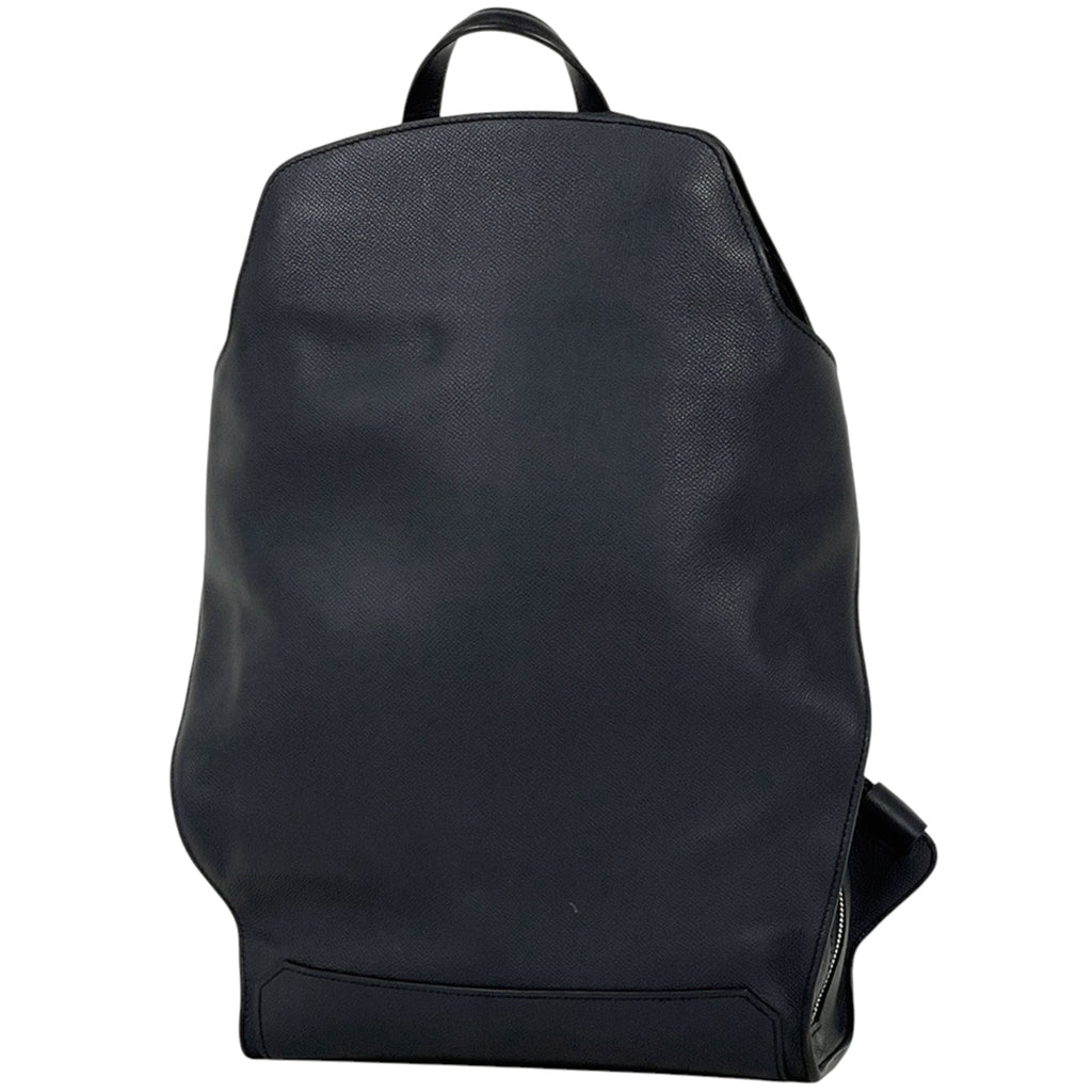 エルメス シティバッグ 27 バックパック デイパック リュック ヴォーエプソン ネイビー O メンズ 【中古】brbag