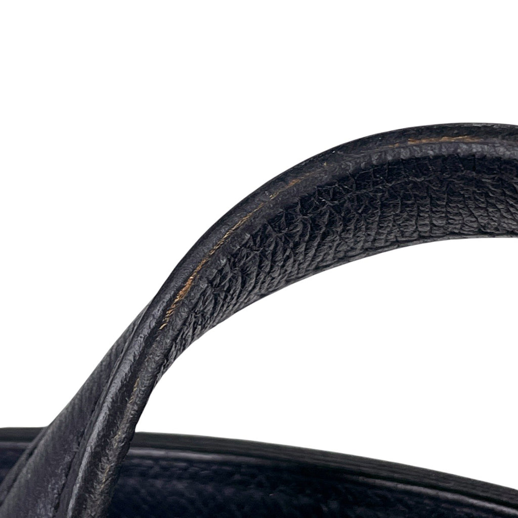 エルメス シティバッグ 27 バックパック デイパック リュック ヴォーエプソン ネイビー O メンズ 【中古】brbag