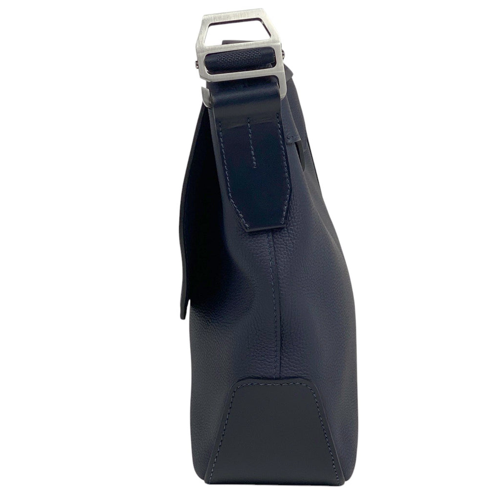 エルメス シティニュース メッセンジャー 斜め掛け メンズ ショルダーバッグ トゴ ブルーニュイ A レディース 【中古】brbag