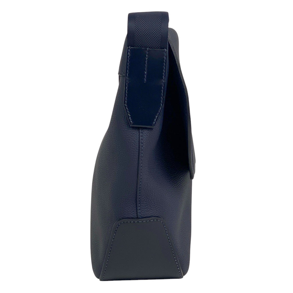 エルメス シティニュース メッセンジャー 斜め掛け メンズ ショルダーバッグ トゴ ブルーニュイ A レディース 【中古】brbag