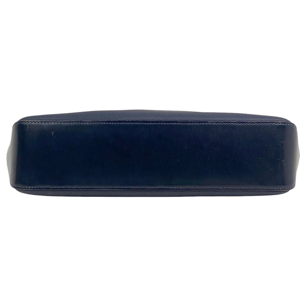 エルメス シティニュース メッセンジャー 斜め掛け メンズ ショルダーバッグ トゴ ブルーニュイ A レディース 【中古】brbag