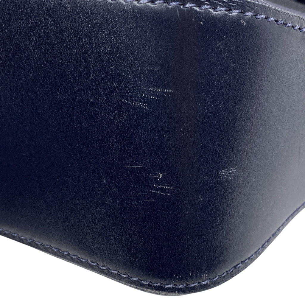 エルメス シティニュース メッセンジャー 斜め掛け メンズ ショルダーバッグ トゴ ブルーニュイ A レディース 【中古】brbag