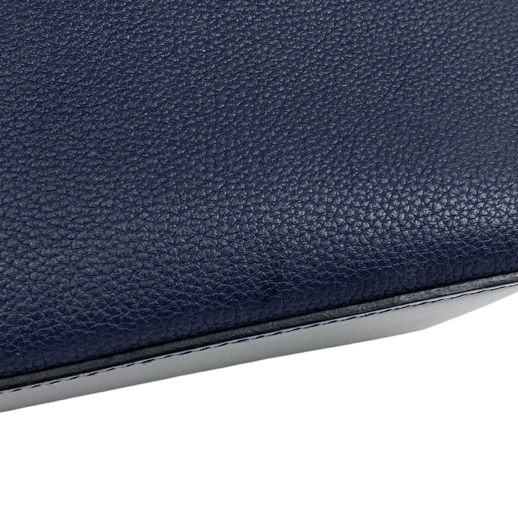 エルメス シティニュース メッセンジャー 斜め掛け メンズ ショルダーバッグ トゴ ブルーニュイ A レディース 【中古】brbag