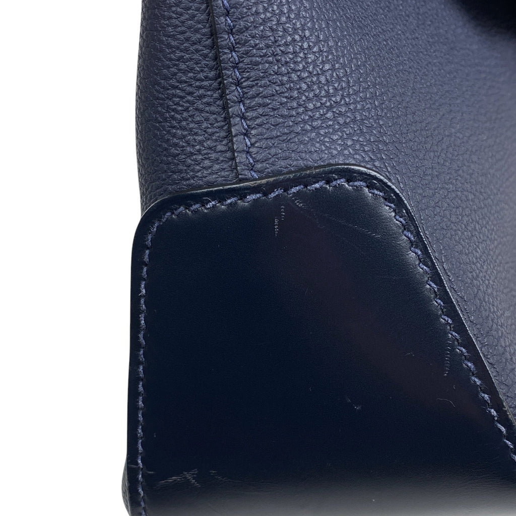 エルメス シティニュース メッセンジャー 斜め掛け メンズ ショルダーバッグ トゴ ブルーニュイ A レディース 【中古】brbag