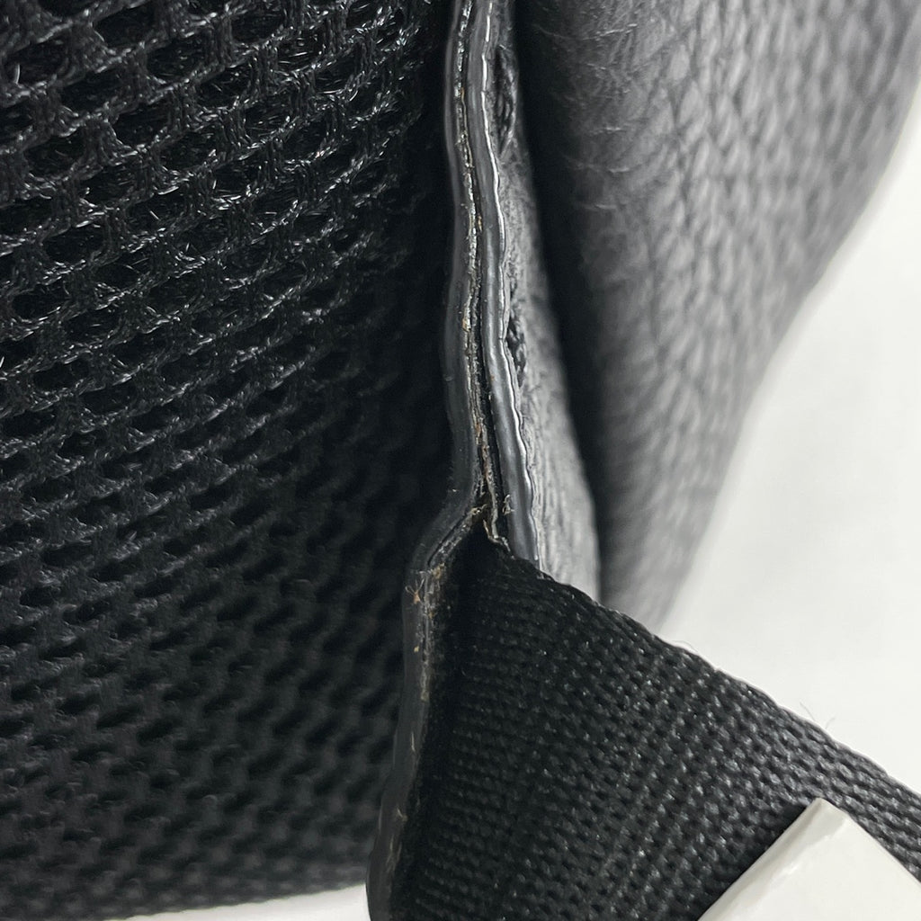 フェンディ セレリア リュックサック ロゴ バックパック デイパック リュック レザー ブラック 7VZ012 レディース 【中古】brbag