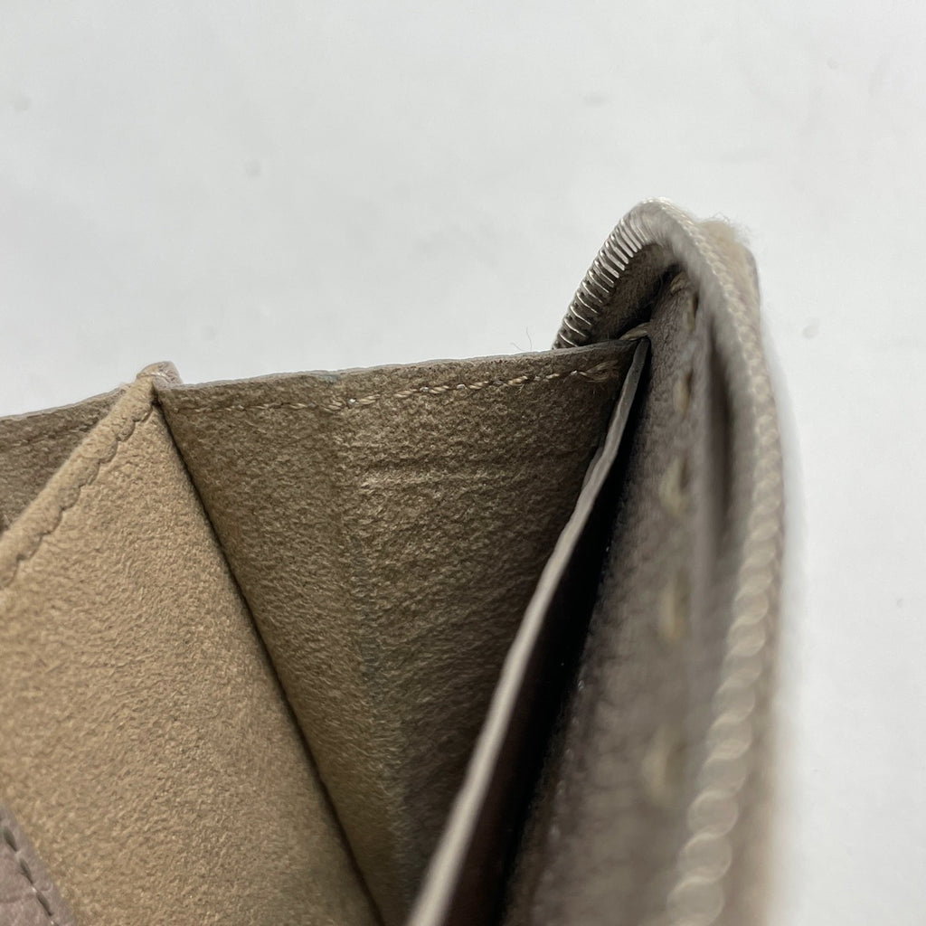 フェンディ セレリア ラウンドファスナー コインケース コインパース 小銭入れ コインケース レザー グレージュ 8M0313 レディース 【中古】brbag