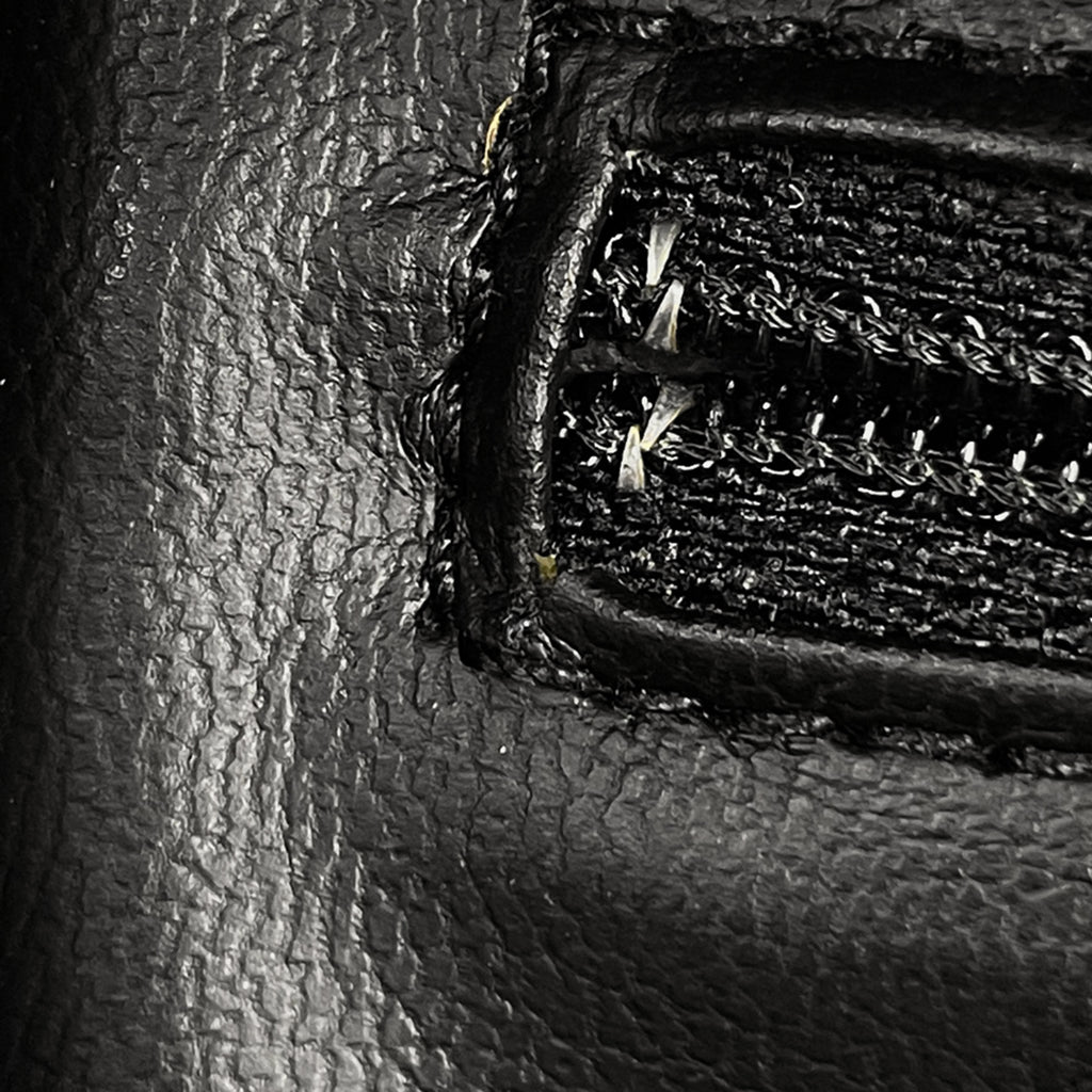 シャネル ココマーク バニティバッグ 2WAY ショルダーバッグ メイク コスメ 化粧ポーチ キャビアスキン ブラック レディース 【中古】brbag