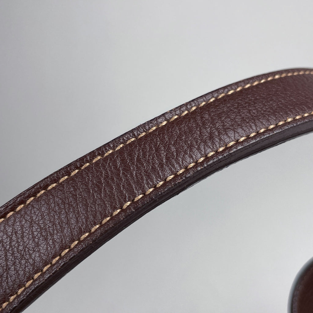 プラダ ロゴ ショルダーバッグ 肩掛け ワンショルダー ショルダーバッグ レザー ブラウン レディース 【中古】brbag