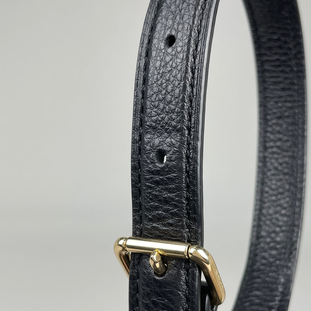 コーチ シグネチャー ショルダーバッグ 斜め掛け ショルダーバッグ コーティングキャンバス ブラウン ブラック Ｆ76669 レディース 【中古】brbag