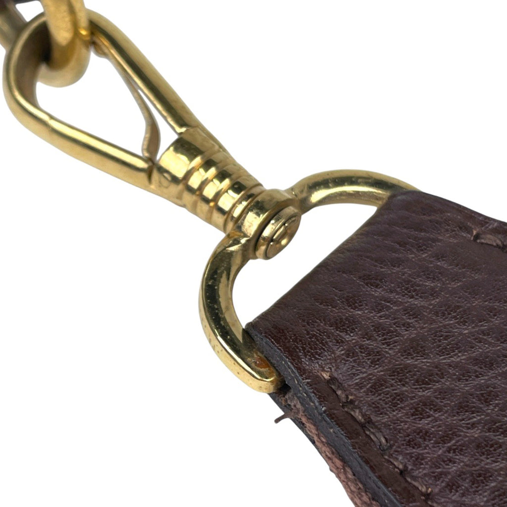 エルメス エヴリン 1 GM Hロゴ パンチング ショルダーバッグ トゴ ハバナ(ブラウン) Ｖ レディース 【中古】brbag