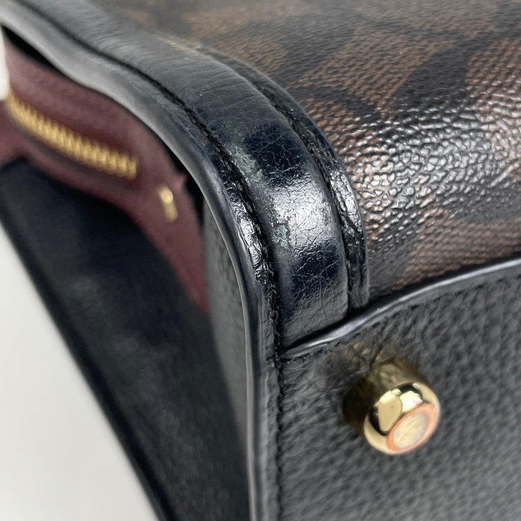 コーチ シグネチャー ハンドバッグ 手提げ ハンドバッグ レザー ブラウン ボルドー CD701 レディース 【中古】brbag