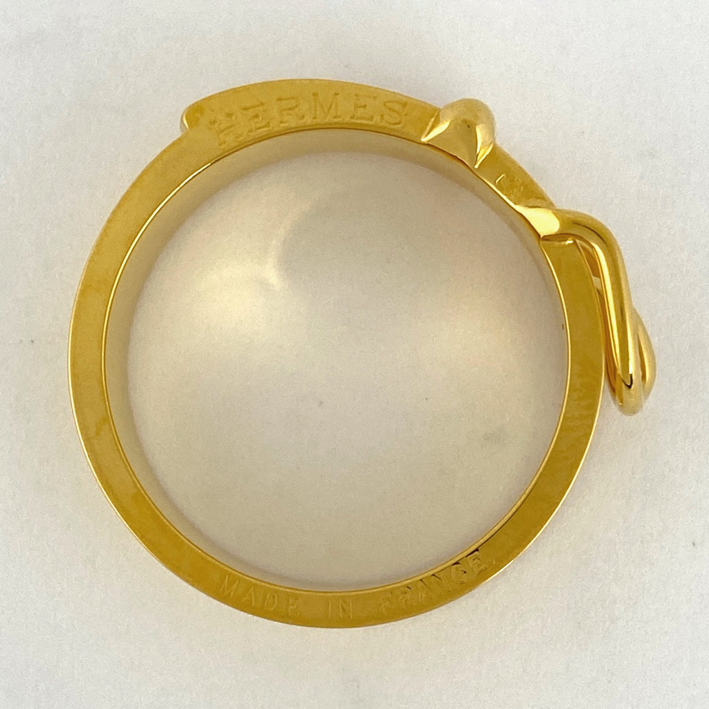 エルメス ブックルセリエ スカーフリング スカーフ留め スカーフリング GP ゴールド レディース 【中古】brbag