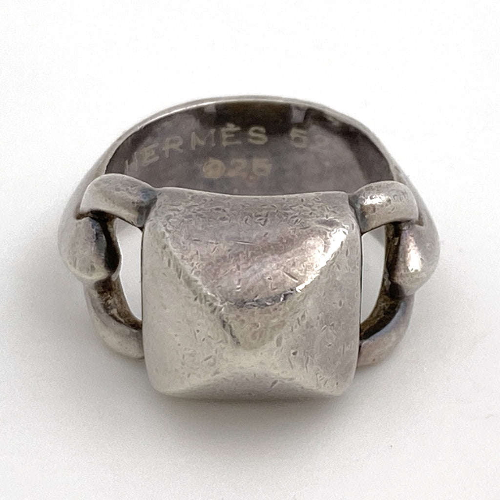 エルメス メドール リング 指輪 12号 シルバー925 シルバー レディース 【中古】bracc