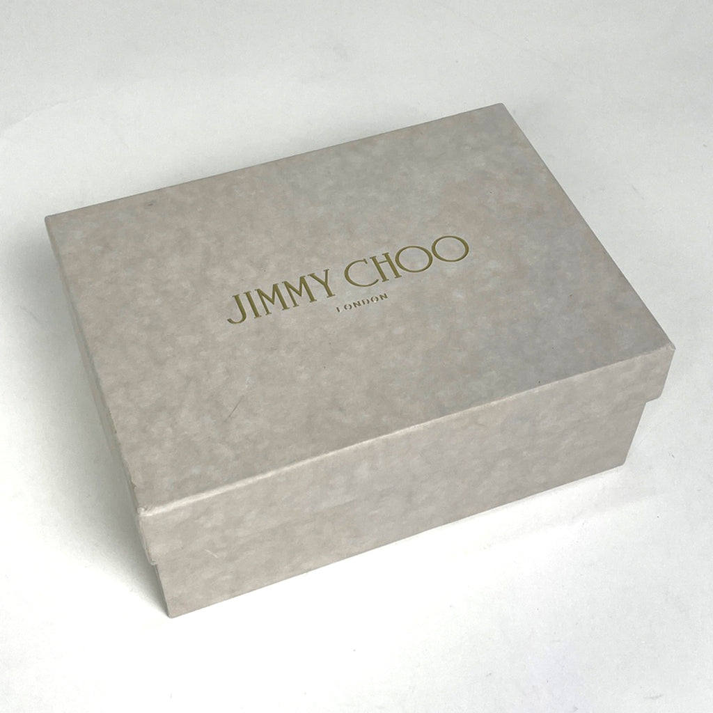 ジミーチュウ ロゴ ショルダーバッグ 2WAY ポーチ ラメ ショルダーバッグ レザー シルバー レディース 【中古】brbag