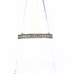 メレダイヤ デザインリング プラチナ 指輪 リング 15.5号 Pt900 ダイヤモンド レディース ノンブランドジュエリー 【中古】nbjwl