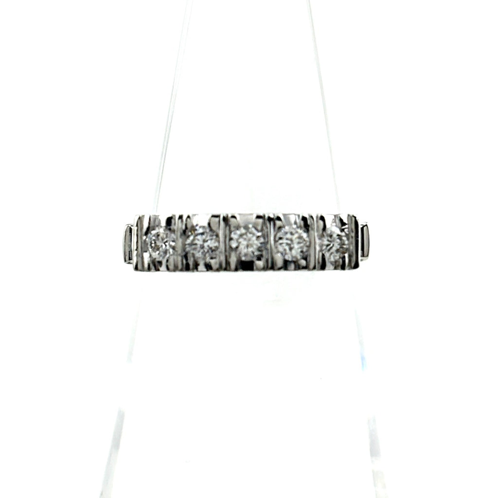 メレダイヤ デザインリング プラチナ 指輪 リング 10号 Pt900 ダイヤモンド レディース ノンブランドジュエリー 【中古】nbjwl