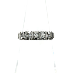 メレダイヤ デザインリング プラチナ 指輪 リング 10号 Pt900 ダイヤモンド レディース ノンブランドジュエリー 【中古】nbjwl