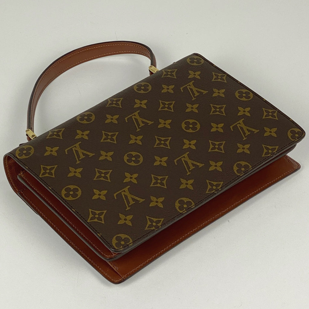 ルイ・ヴィトン コンコルド 手提げ ハンドバッグ モノグラム ブラウン M51190 レディース 【中古】brbag