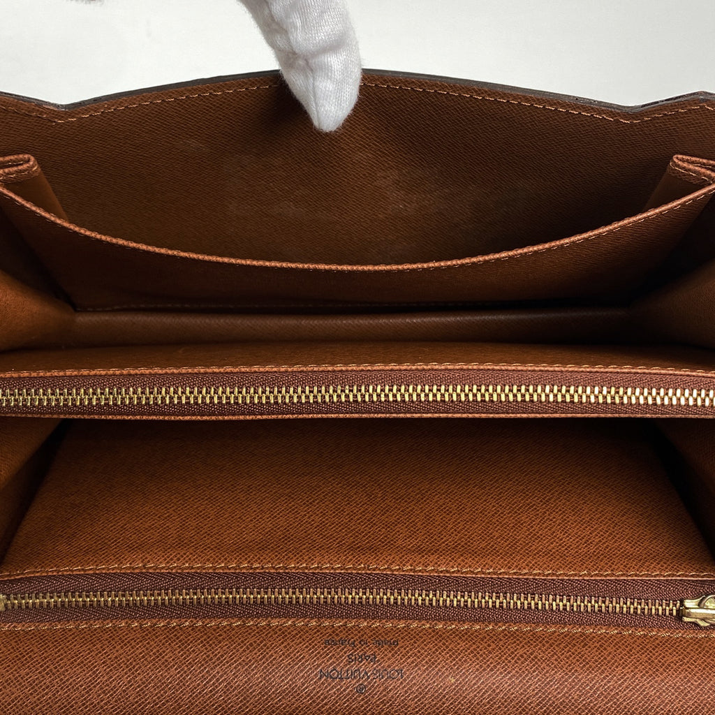 ルイ・ヴィトン コンコルド 手提げ ハンドバッグ モノグラム ブラウン M51190 レディース 【中古】brbag