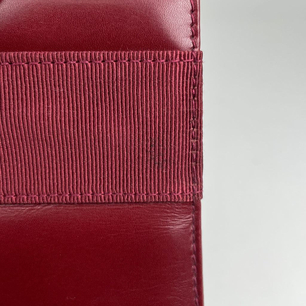 サルヴァトーレフェラガモ ヴァラリボン ハンドバッグ 2WAY ショルダーバッグ ハンドバッグ レザー レッド 4178 レディース 【中古】brbag