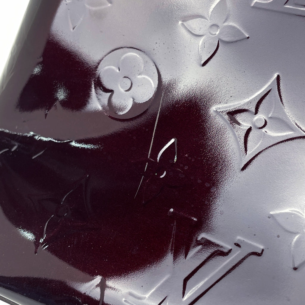 ルイ・ヴィトン ウィルシャー PM 手提げ エナメル ハンドバッグ モノグラムヴェルニ アマラント M93641 レディース 【中古】brbag