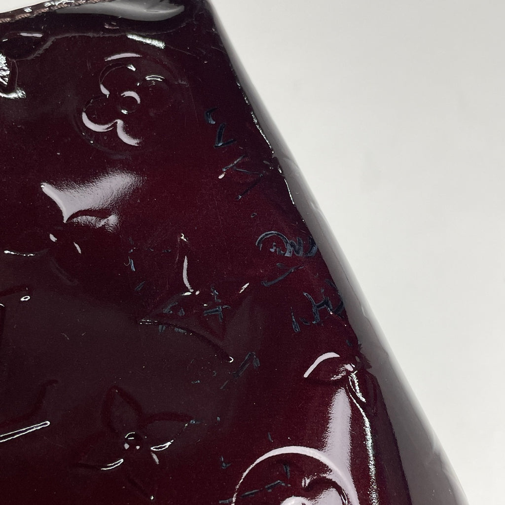 ルイ・ヴィトン ウィルシャー PM 手提げ エナメル ハンドバッグ モノグラムヴェルニ アマラント M93641 レディース 【中古】brbag