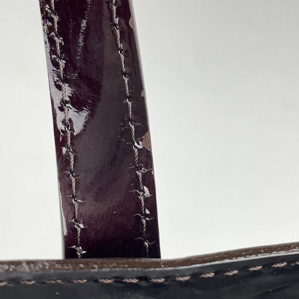 ルイ・ヴィトン ウィルシャー PM 手提げ エナメル ハンドバッグ モノグラムヴェルニ アマラント M93641 レディース 【中古】brbag