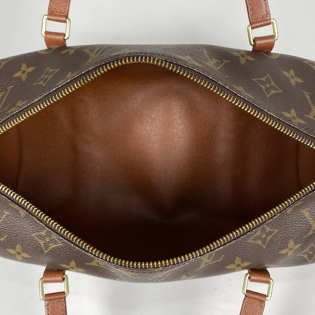 ルイ・ヴィトン パピヨン 30 バレルバッグ 筒型 旧旧型 ハンドバッグ モノグラム ブラウン M51365 レディース 【中古】brbag