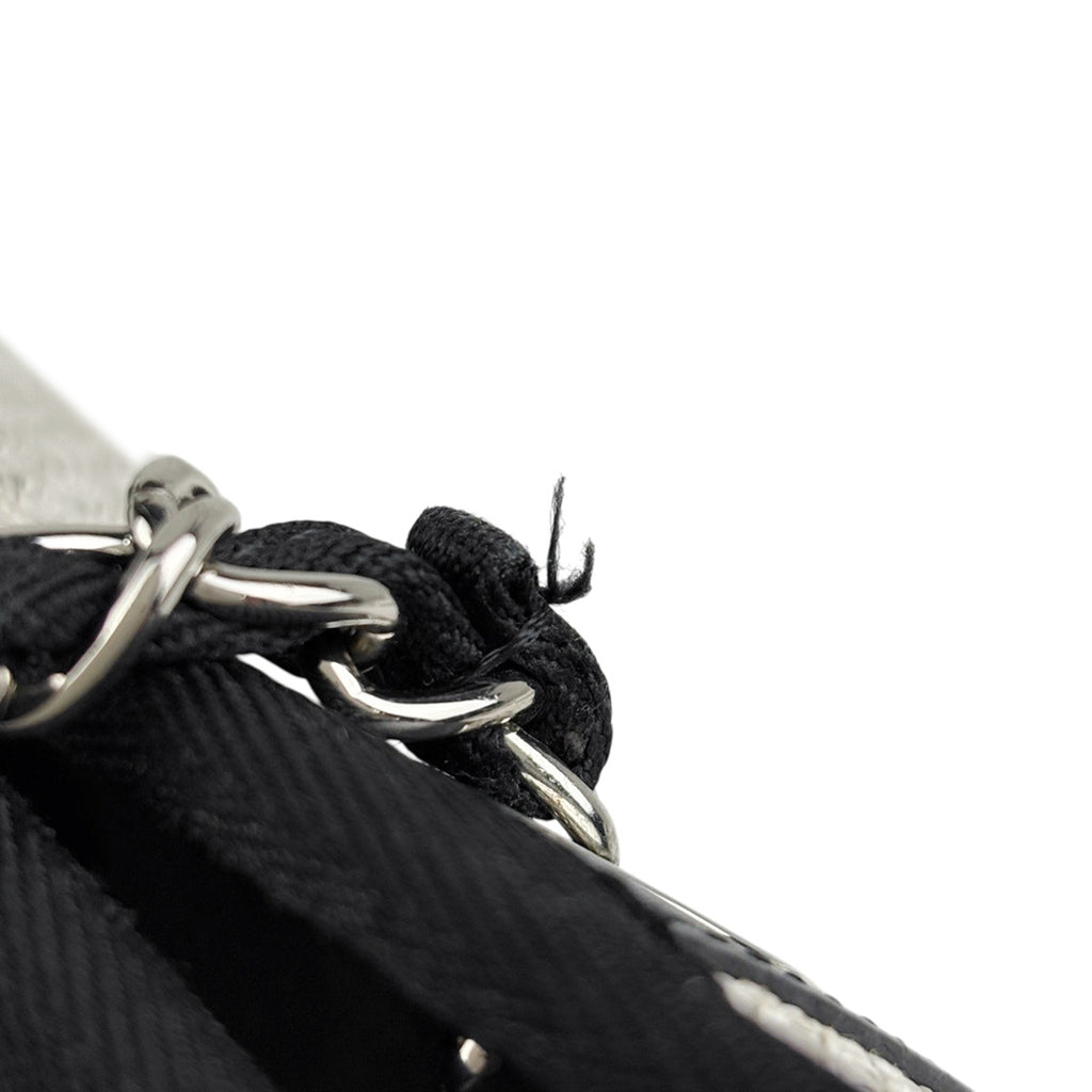 シャネル ドーヴィルライン チェーン トートバッグ ココマーク ショルダーバッグ トートバッグ ストロー ホワイト ブラック レディース 【中古】brbag