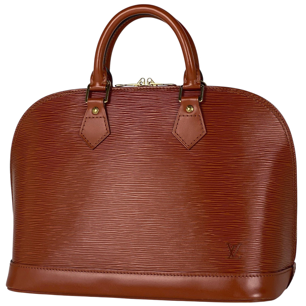 ルイ・ヴィトン アルマ ハンドバッグ エピ ジパングゴールド M52148 レディース 中古 brbag