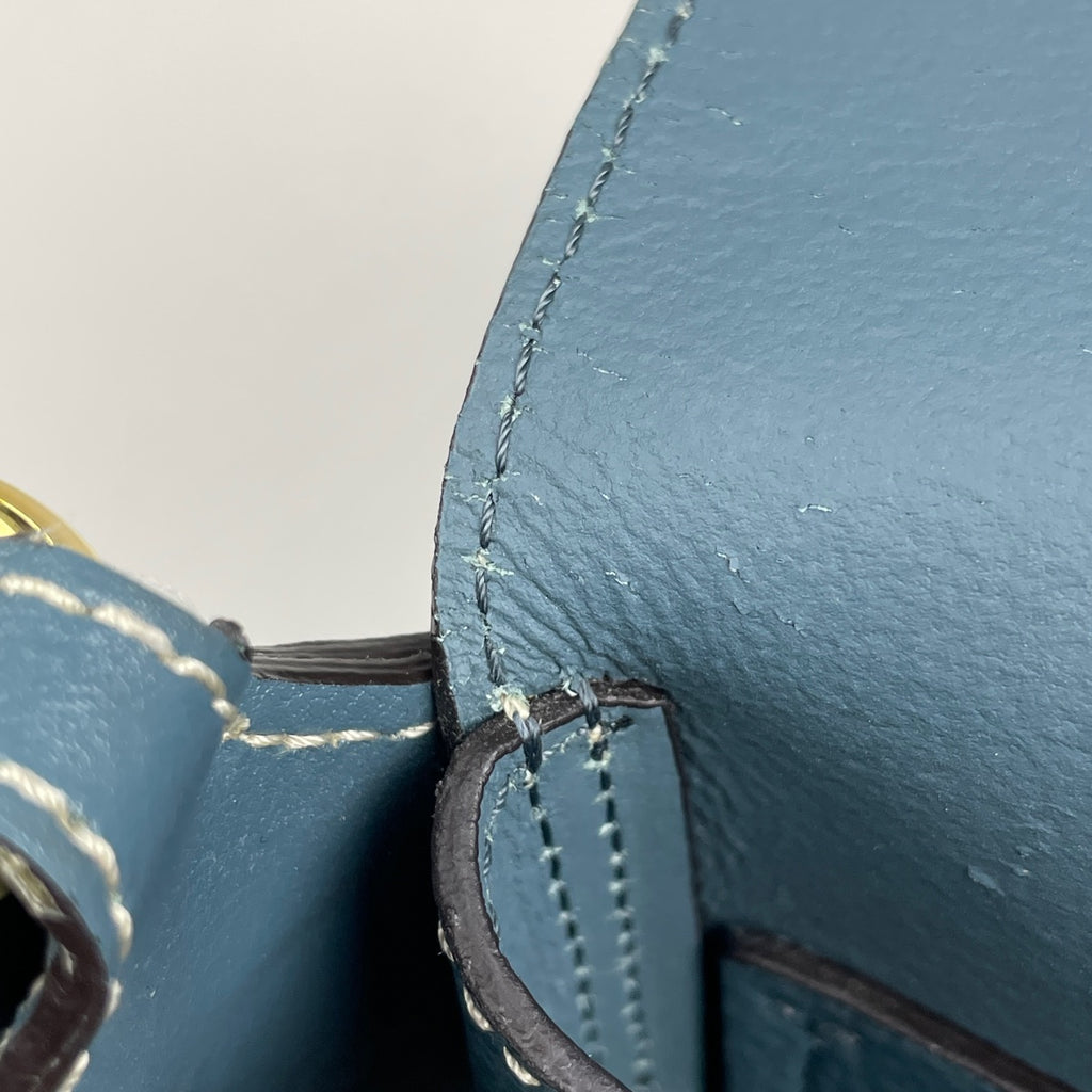 クロエ ダリル ショルダーバッグ 斜め掛け ショルダーバッグ レザー ブルー レディース 【中古】brbag