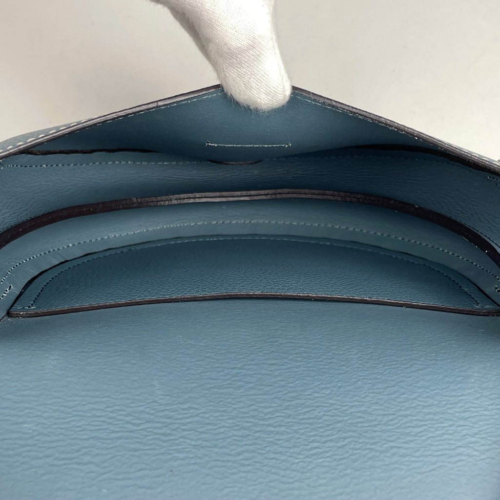 クロエ ダリル ショルダーバッグ 斜め掛け ショルダーバッグ レザー ブルー レディース 【中古】brbag