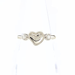 ティファニー エルサペレッティ フルハート ダイヤ リング プラチナ 指輪 メレダイヤ リング 9号 Pt950 ダイヤモンド レディース 【中古】brjwl