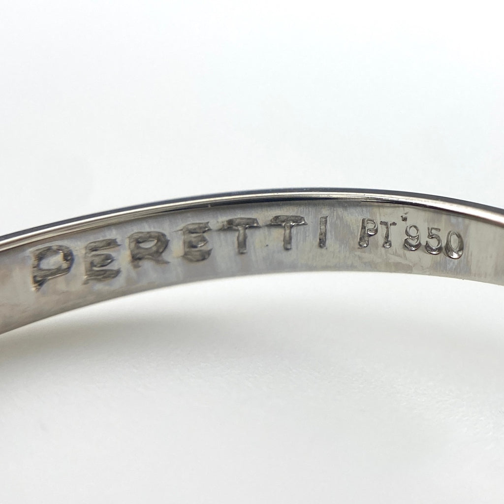 ティファニー エルサペレッティ フルハート ダイヤ リング プラチナ 指輪 メレダイヤ リング 9号 Pt950 ダイヤモンド レディース 【中古】brjwl