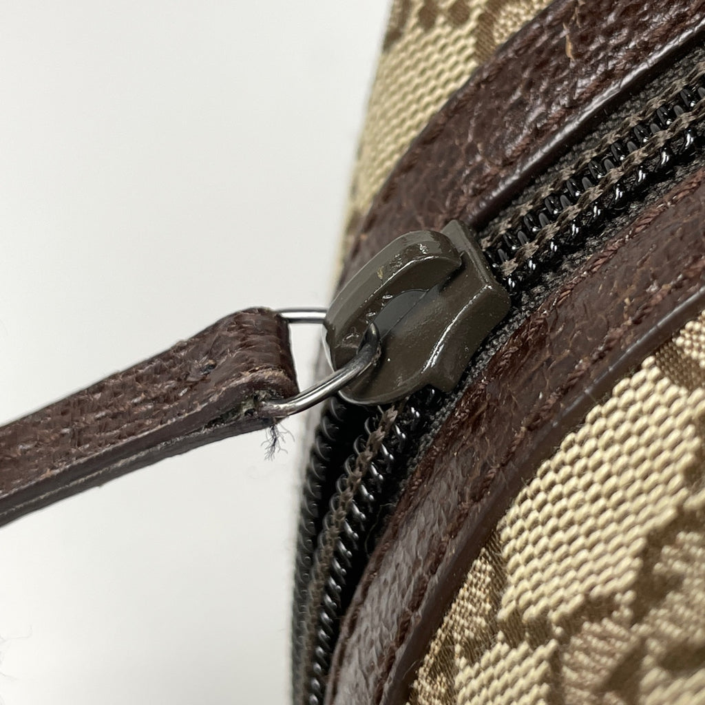 グッチ GG柄 ハンドバッグ ミニ ポーチ ハンドバッグ GGキャンバス ブラウン 124542 レディース 【中古】brbag