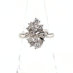 VERITE メレダイヤ デザインリング プラチナ 指輪 リング 11.5号 Pt900 ダイヤモンド レディース 【中古】brjwl