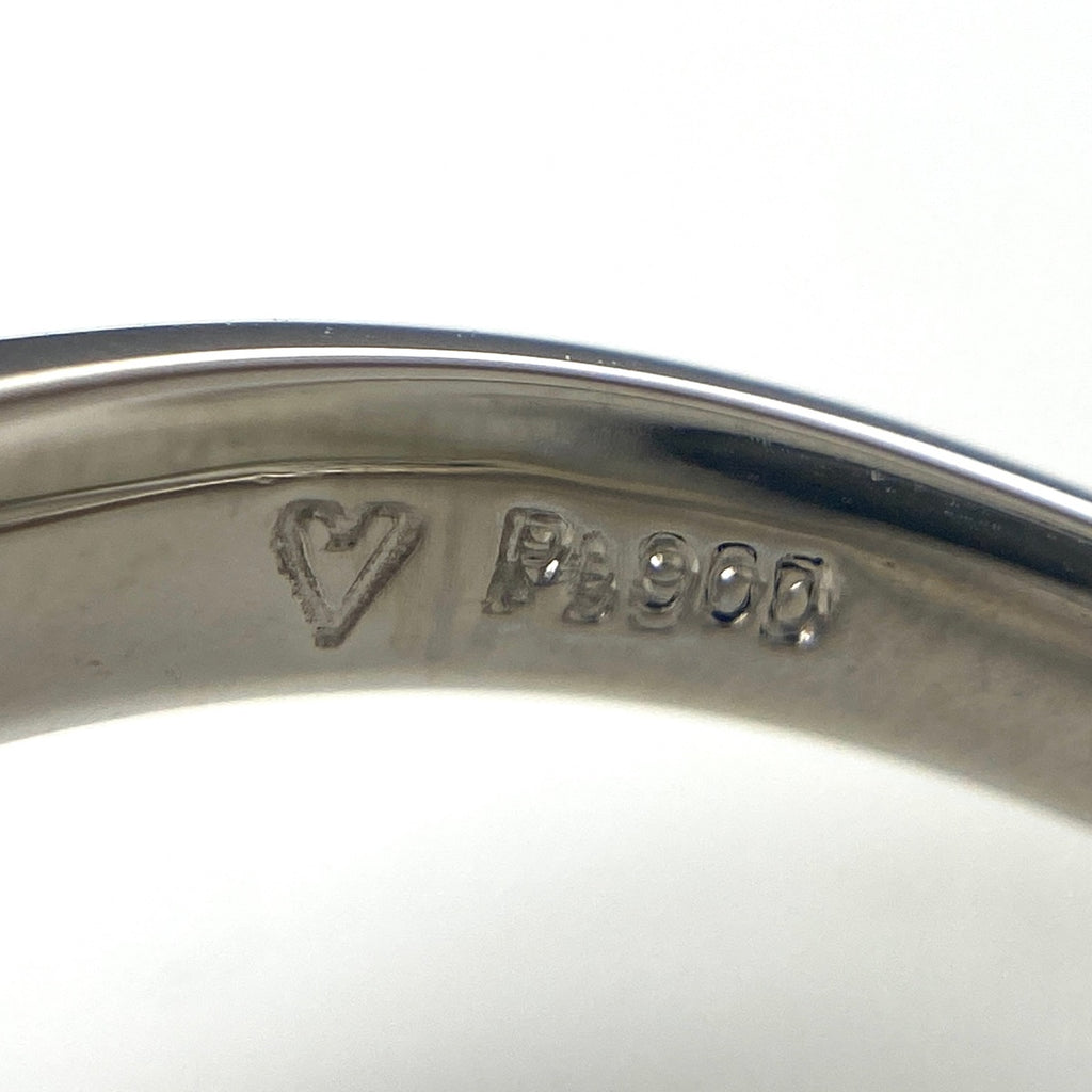 VERITE メレダイヤ デザインリング プラチナ 指輪 リング 11.5号 Pt900 ダイヤモンド レディース 【中古】brjwl