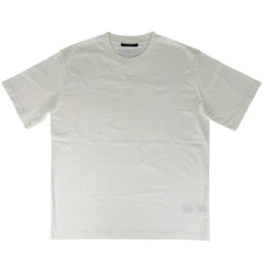 ルイ・ヴィトン ロゴ Tシャツ エンボスロゴ LV トップス 半袖Ｔシャツ 綿 ホワイト メンズ 【中古】brapp